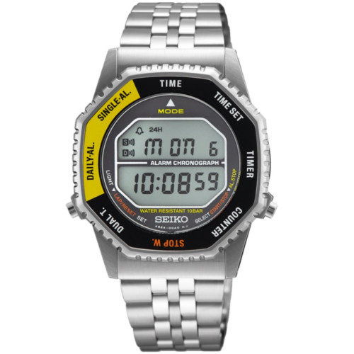 Reloj Seiko SMGG17P1 Neo Sports Digital Rotocall Negro-Amarillo unisex