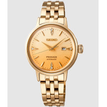 Reloj Seiko SRE018J1 Presage mujer Cocktail Eggnog dorado