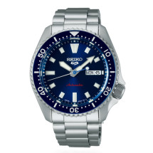 Reloj Seiko SRPL83K1 5 Sports SKX Street Style esfera azul