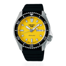 Reloj Seiko SRPL87K1 5 Sports SKX Street Style esfera amaril...