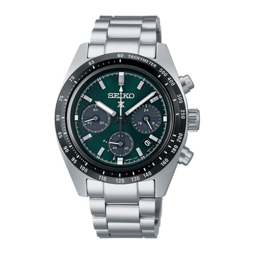 Reloj Seiko SSC933P1 Prospex Speedtimer Solar Chrono verde