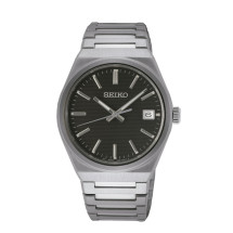 Reloj Seiko SUR557P1 zafiro esfera negra hombre