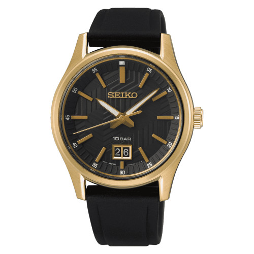 Reloj Seiko SUR560P1 Neo Sports dorado calendario grande hombre