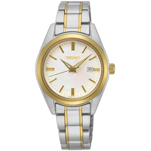 Reloj Seiko sur636p1 mujer acero bicolor dorado