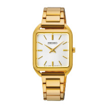 Reloj Seiko swr078p1 cuadrado mujer dorado