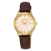 Reloj Seiko sxdg96p1 Neo classic acero dorado piel mujer