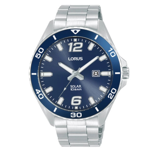 Reloj solar RX361AX9 Lorus esfera azul hombre