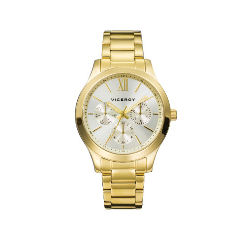 Reloj Viceroy 401070-93 mujer multifunción dorado