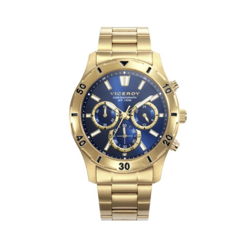 Reloj Viceroy 401135-36 crono acero dorado hombre