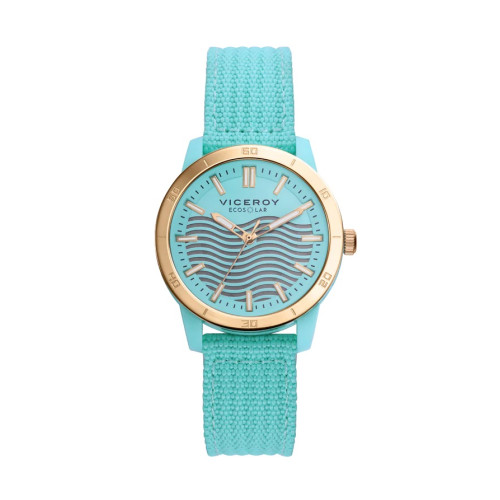 Reloj Viceroy 41114-67 ecosolar verde bicolor mujer