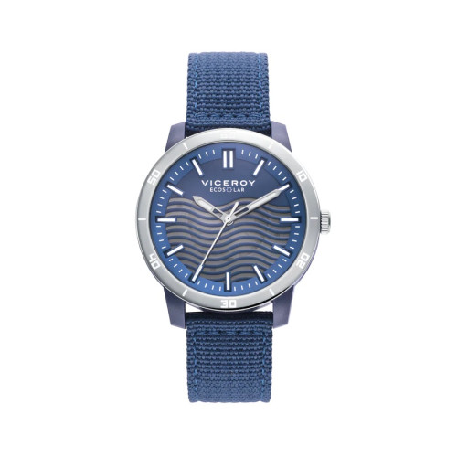 Reloj Viceroy 41133-37 ecosolar nylon esfera azul oscuro hombre