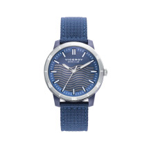 Reloj Viceroy 41133-37 ecosolar nylon esfera azul oscuro hom...