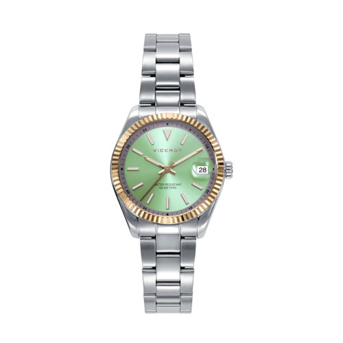 Reloj Viceroy 42438-37 acero esfera verde mujer