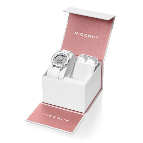 Reloj Viceroy pack 401114-00 digital cascos inalámbricos niña