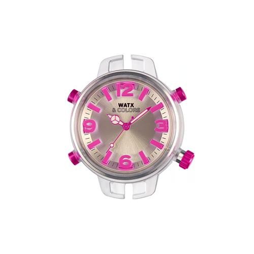 Reloj Watx maquinaria rwa1403 analógico rosa 43 milímetros