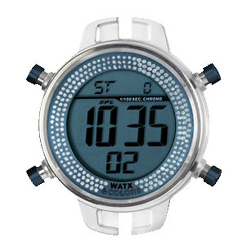 Relojes Watx maquinaria rwa1054 digital azul 43 milímetros