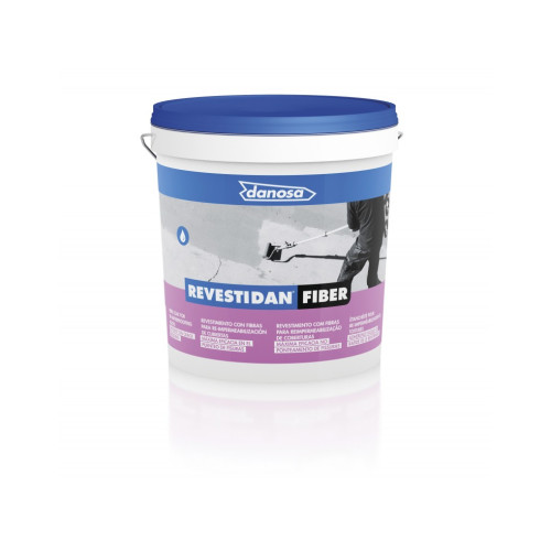 Revestidan Fiber Gris 20 kg