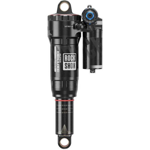 RockShox Amortiguador RS Super Deluxe Ultimate RC2T Linear XL Air Standard C2 Santa Cruz Tallboy 4.5/Joplin2019+