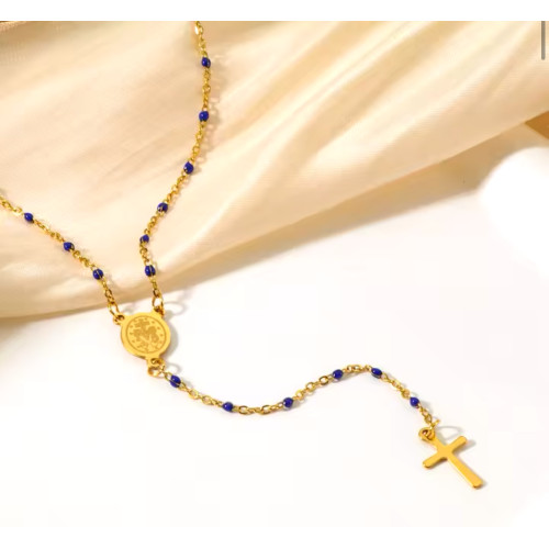 Rosario Blue Necklace