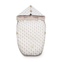 Saco Cuco 2 en 1 Botton Entretiempo Flores