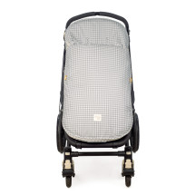 Saco para Silla Entretiempo I love vichy cuadro gris