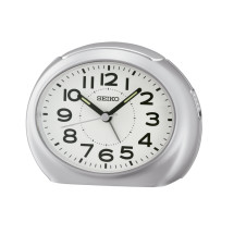 Seiko reloj despertador plateado qhe193s