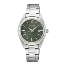 Seiko sur533p1 zafiro esfera verde reloj mujer