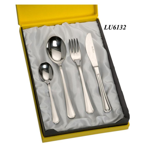 Set cubiertos cuchara cuchillo tenedor cucharilla café acero LU6132