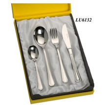 Set cubiertos cuchara cuchillo tenedor cucharilla café acero LU6132