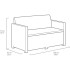 Set de muebles Victoria Lounge Grafito