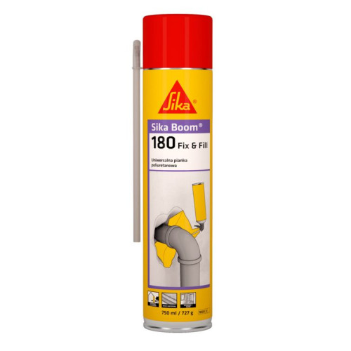 Sika Boom 180 espuma de poliuretano con c&aacute;nula 750 cm3