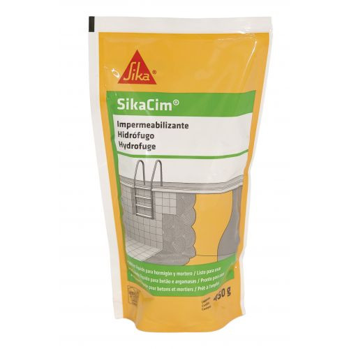 Sikacim impermeabilizante bolsa 450 g. Caja de 12 bolsas