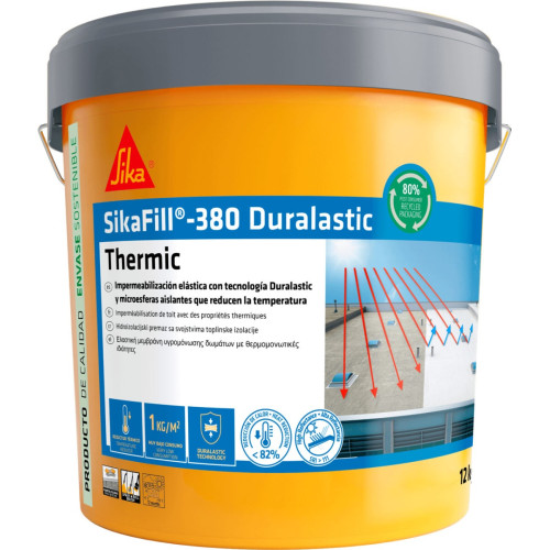 Sikafill 300 Thermic Rojo Oxido 12 kg