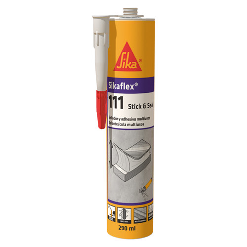 Sikaflex 111 stick & seal caja de 12 uds. A 8,95 &euro;/ud. Gris