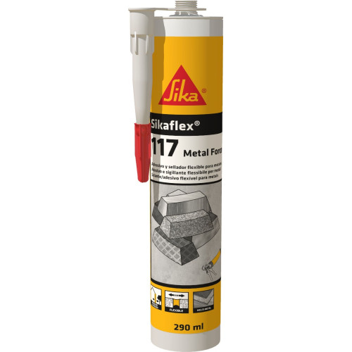 Sikaflex 117 Metal Force. Caja 12 Uds. La unidad sale 11,25 &euro;
