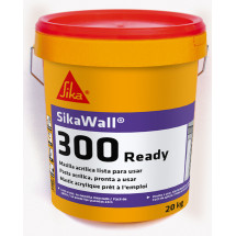 Sikawall 300 Ready Plus 25 kg. Tipo aguaplast