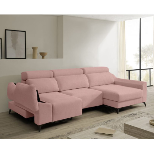 Sof&aacute; chaise longue de tela Dania de HOME