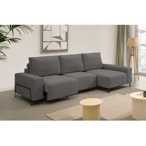 Sof&aacute; chaise longue de tela Epic de StyleKomfort