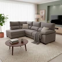 Sofá chaiselongue Meridien 3 plazas deslizante + reclinable ...