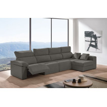 Sofá relax chaise longue de tela Cuzco Plus de HOME