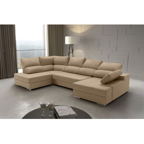 Sof&aacute; rinconera de tela Arima de HOME