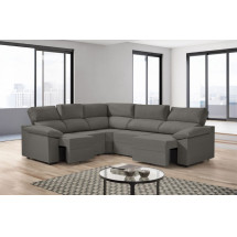 Sofá rinconera de tela Dener XL de HOME