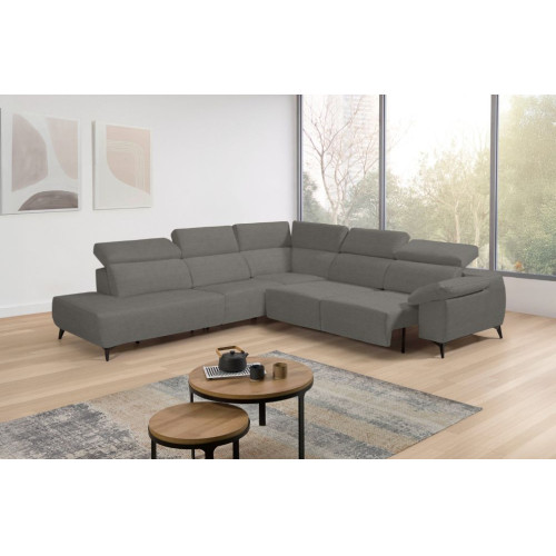 Sof&aacute; rinconera terminal de tela Loren de StyleKomfort