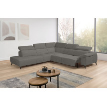 Sofá rinconera terminal de tela Loren de StyleKomfort