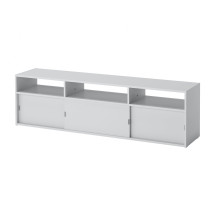 SPIKSMED Mueble TV - gris claro 155x32x44 cm