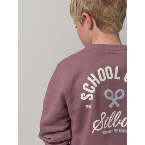 Sudadera kids school club burdeos