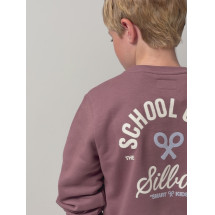 Sudadera kids school club burdeos