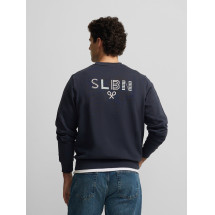 Sudadera slbn bordados azul marino