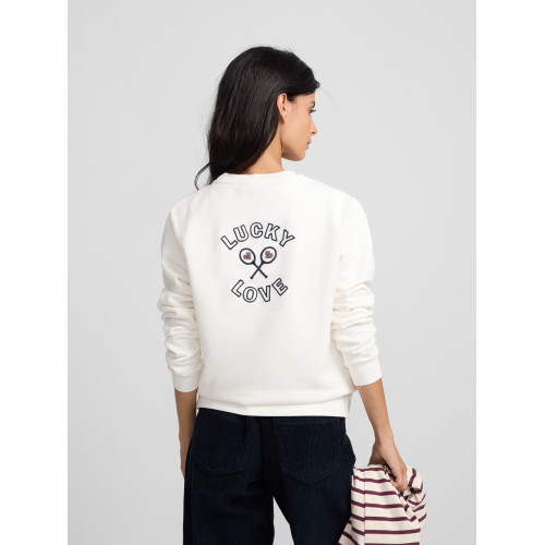 Sudadera woman lucky love crudo