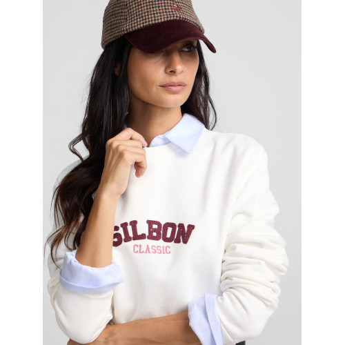 Sudadera woman silbon classic crudo